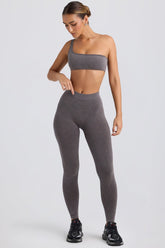 BO&TEE SEAMLESS RIB LEGGINGS WASHED CHARCOAL